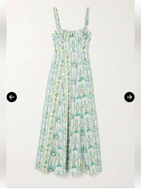 ISO Emporio Sirenuse Azzurra Mughal Dress 40/4